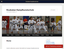 Tablet Screenshot of koubukan.ch